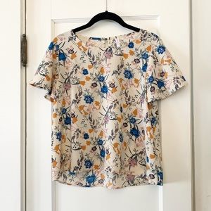 Spring floral blouse